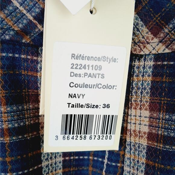 The Korner SZ 2 Bailey Plaid Pants Pockets Side Zip NWT $120 - Picture 8 of 9